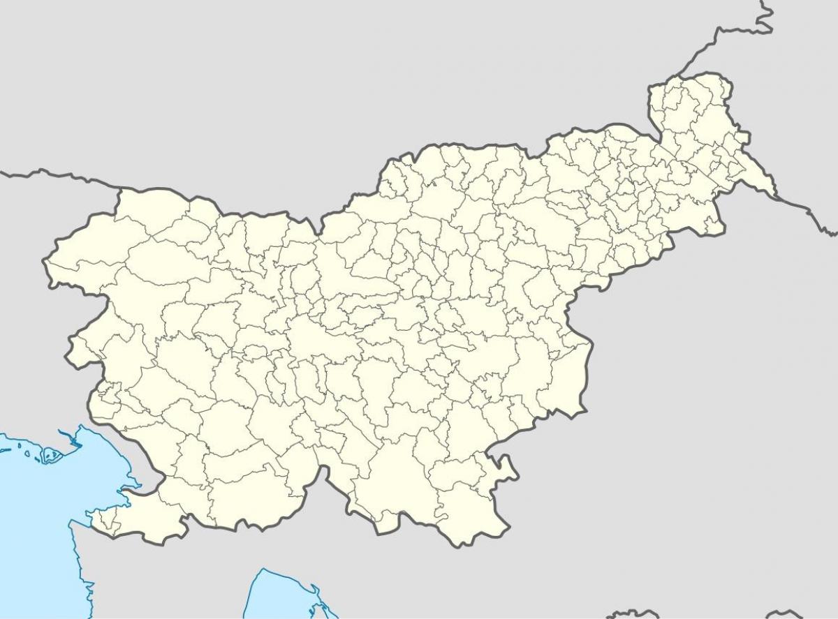 Slovinsko mapa umístění